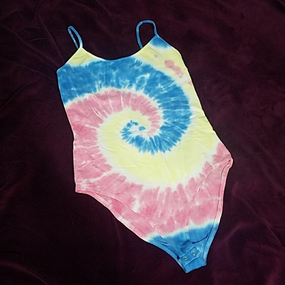 Tie dye bodysuit